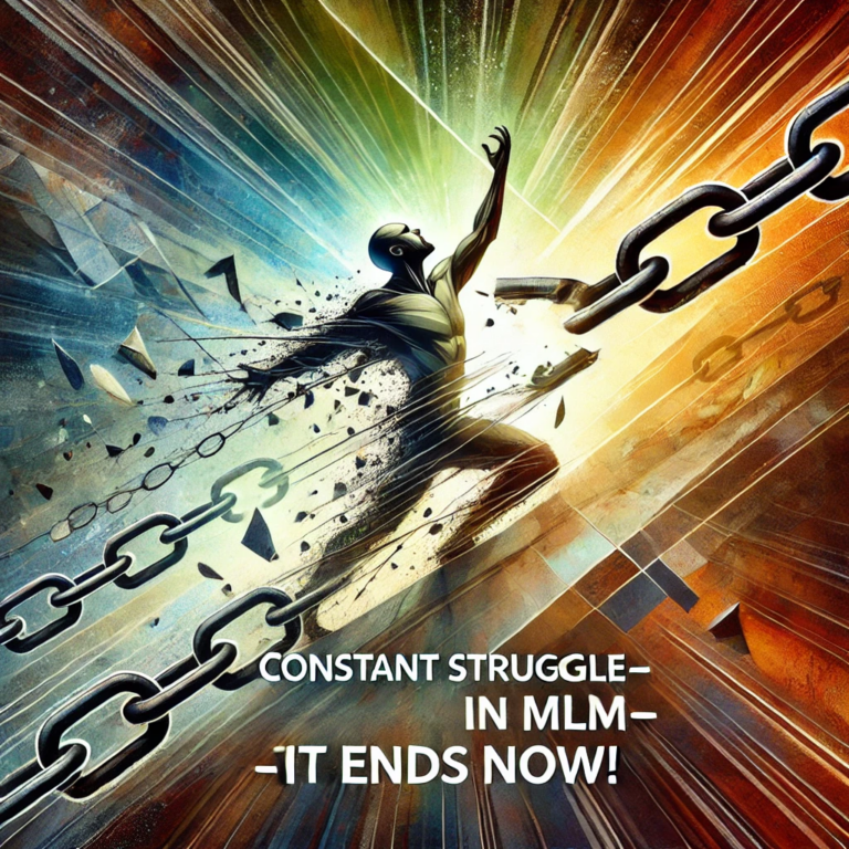 Constant Struggle In MLM- It Ends Now!